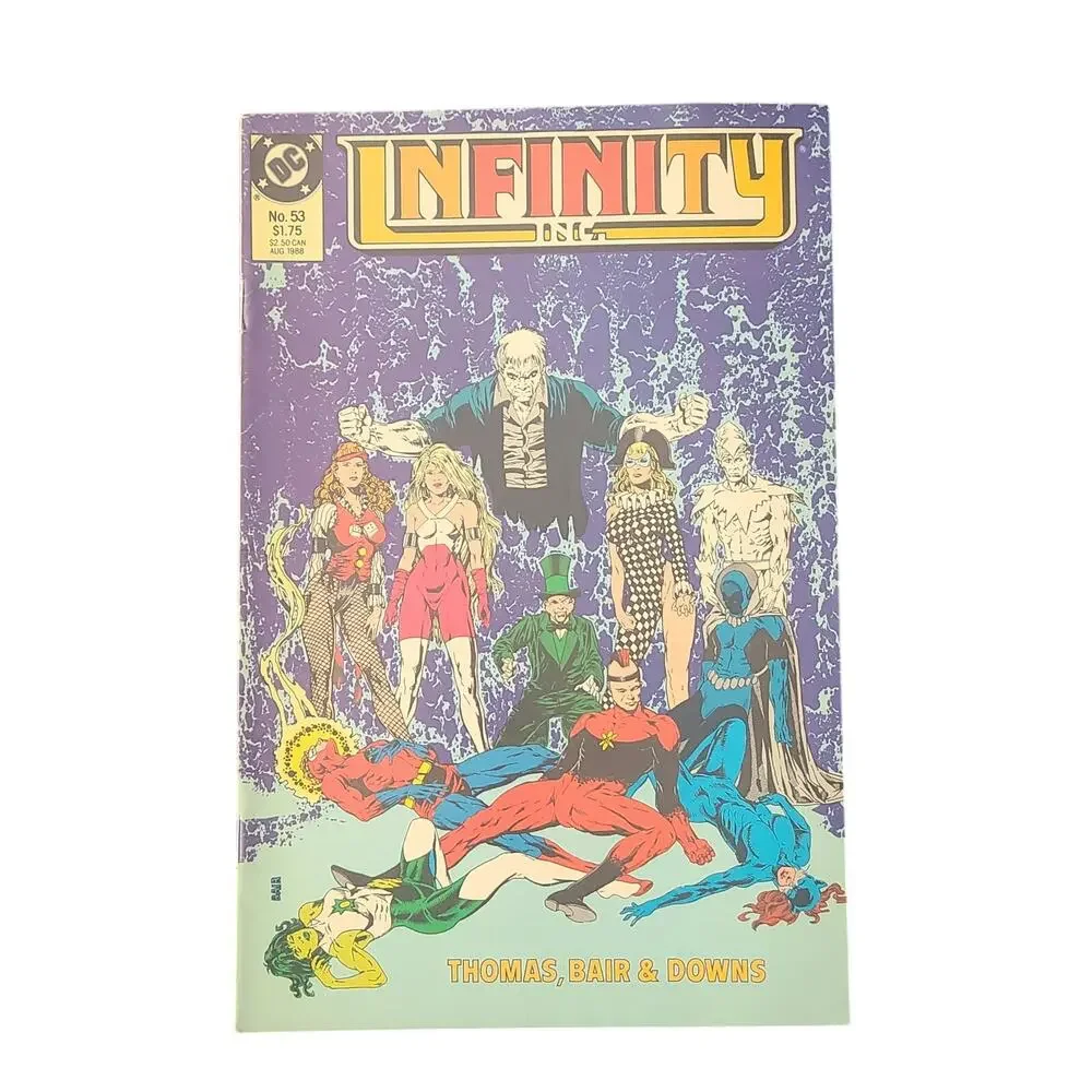 Infinity Inc. #53 ~ NEAR used NM ~ 1988 DC Comics